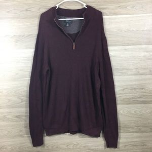 Nordstrom Men's Tall Maroon Cardigan Top